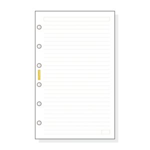 Finocam C341 Recambio para Agendas Classic - Lineas Guia - Formato 603 - 79x127x5mm - Color Blanco