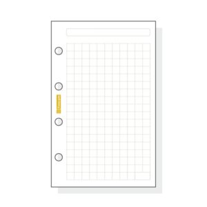 Finocam C140 Recambio para Agendas Classic - Cuadriculado - Formato 601 - 56x89x5mm - Color Blanco