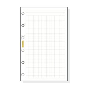 Finocam C240 Recambio para Agendas Classic - Cuadriculado - Formato 602 - 73x114x5mm - Color Blanco