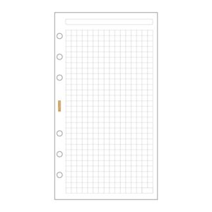 Finocam C940 Recambio para Agendas Classic - Cuadriculado - Formato 609 - 94x171x5mm - Color Blanco