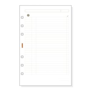 Finocam R502 Planficador de Recambio para Agendas Open - Formato 500 - 117x5x181mm - Color Blanco