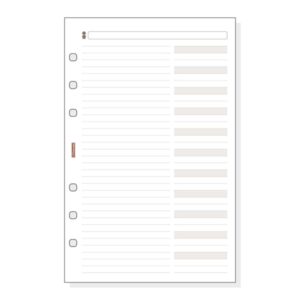 Finocam R554 Recambio Telefonico para Agendas Classic - Formato 500 - 117x5x181mm - Color Blanco