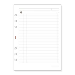 Finocam R1002 Planficador de Recambio para Agendas Open - Formato 1000 - 155x5x215mm - Color Blanco