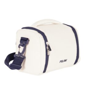 Milan 403 Since 1918 Bolsa Isotermica Porta Alimentos de 5L - Gran Capacidad - Apertura Total - 24.5x20x16cm - Color Beige