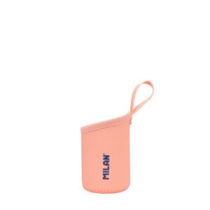 Milan 403 Since 1918 Funda de Neopreno para Botellas Isotermicas de 0.35L - Agarre Antideslizante - Ayuda a Mantener la Temperatura - Protege la Botella - Color Rosa