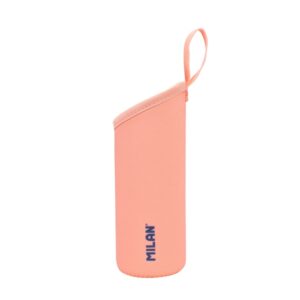 Milan 403 Since 1918 Funda de Neopreno para Botellas Isotermicas de 0.59L - Agarre Antideslizante - Ayuda a Mantener la Temperatura - Protege la Botella - Color Rosa