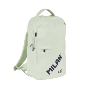 Milan 403 Since 1918 Mochila 15L - Compartimento para Portatiles hasta 14" - Cierre de Seguridad - 42x28x15cm - Color Menta