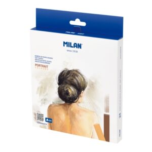 Milan Art Pack de 24 Barritas Pastel Blando - Colores Retrato - Colores Surtidos
