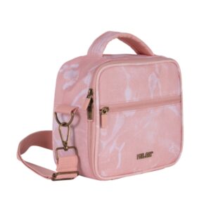 Milan Lava Bolsa Isotermica Porta Alimentos de 3.5L - Incluye 3 Recipientes - 23x20x11cm - Color Rosa