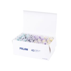 Milan Sunset Caja con 40 Cintas Correctoras Cilindricas - 5mm x 6m - Colores Surtidos