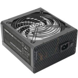 Tacens Radix VII AG 600S Fuente de Alimentacion 600W ATX - PFC Activo - Ventilador 140mm de 12dB - 80 Plus Silver - Cableado Modular - 160x150x85mm - Color Negro