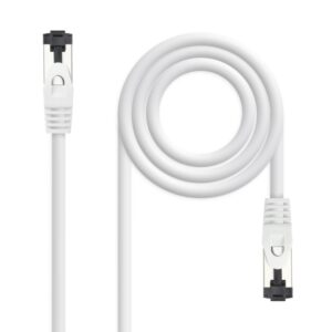 Nanocable Cable Red Latiguillo Cat.8.1 2Ghz LSZH SSTP AWG26 - Longitud 0.25m - Color Blanco