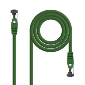 Nanocable Cable Red Latiguillo Cat.8.1 2Ghz LSZH SSTP AWG26 - Longitud 0.30m - Color Verde