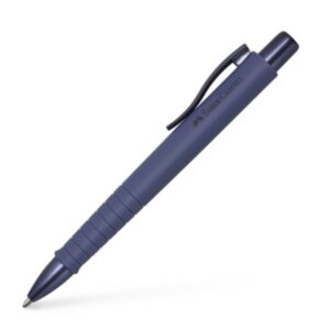 Faber-Castell Poly Ball Urban Limited Edition Boligrafo Retractil XB - Forma Triangular Ergonomica - Suave al Tacto - Color Azul Anochecer