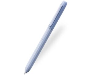 Faber-Castell Avori Boligrafo de Mecanismo Giratorio XB - 92% de Plastico Reciclado - Clip Metalico Solido - Color Azul Claro