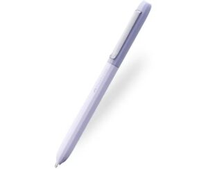 Faber-Castell Avori Boligrafo de Mecanismo Giratorio XB - 92% de Plastico Reciclado - Clip Metalico Solido - Color Lavanda