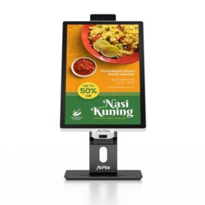 AVPos Kiosko Autoservicio Sobremesa CD22 - 22 Pulgadas Tactil - I3 10th - 8GB Memoria - SSD 256GB - Escaner 2D - WIFI - Color Negro
