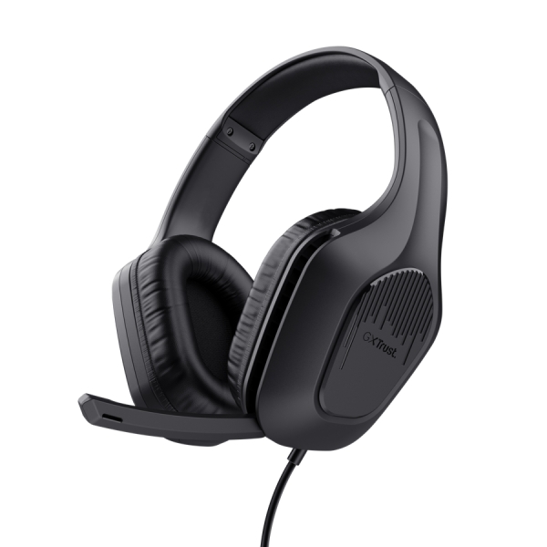 Trust GXT 415 Zirox Auriculares Gaming USB - Unidades de Altavoz 50mm - Cable 2m - Color Negro