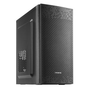 Tacens Anima AC6500 Minitorre - Frontal con Malla Completa - Soporte MicroATX/Mini-ITX - Estetica Minimalista y Elegante - 2 Bahias - 291x188x345mm - Color Negro