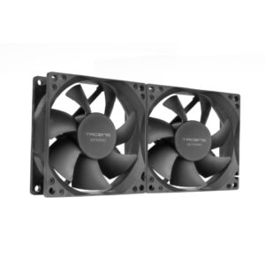 Tacens Anima AF8X2 Pack de 2 Ventiladores de 80mm - Rodamientos Fluxus - Color Negro