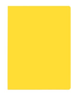 Elba Gio Pack de 50 Subcarpetas de Cartulina 230gr - Formato A4 - Ranura para Fastener - Color Amarillo Intenso