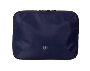 Oxford Identity Executive Funda/Maletin para Portatiles hasta 15.5" - 2 Compartimentos y 4 Bolsillos - Cierre de Cremallera - 38x29x5cm - Color Azul Marino