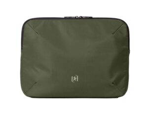 Oxford Identity Executive Funda/Maletin para Portatiles hasta 15.5" - 2 Compartimentos y 4 Bolsillos - Cierre de Cremallera - 38x29x5cm - Color Caqui