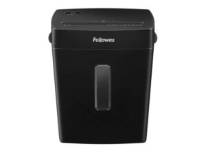 Fellowes P-42C Destructora de Papel Manual Corte en Particulas P-4 - Destruye hasta 8 Hojas - Capacidad de la Papelera 15L - Color Negro