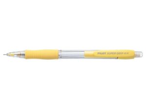Pilot Portaminas SuperGrip H185 - Trazo 0.5mm - Mina HB - Cuerpo Amarillo