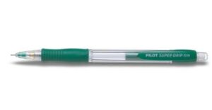 Pilot Portaminas SuperGrip H185 - Trazo 0.5mm - Mina HB - Cuerpo Verde