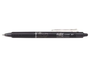 Pilot Frixion Clicker Boligrafo de Gel Borrable Retractil - Punta de Bola 0.7mm - Trazo 0.4mm - Grip Ergonomico - Color Negro