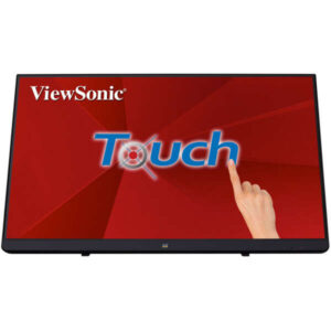 ViewSonic Monitor Tactil LED 22" IPS Full HD 1080p - Respuesta 14ms - USB 3.0, HDMI, VGA, DP y 3.5mm - Angulo de Vision 178º - VESA 100x100 mm
