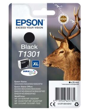 Epson T1301 Negro Cartucho de Tinta Original - C13T13014012