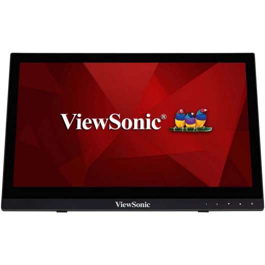 ViewSonic Monitor Tactil LCD 16" HD - Hasta 10 Puntos de Contacto - Respuesta 12ms - Altavoces 2W - Angulo de Vision 90º - HDMI, VGA - VESA 75x75 mm