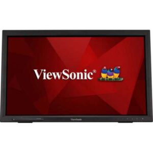 ViewSonic Monitor Tactil LED 21.5" Full HD 1080p - Hasta 10 Puntos de Contacto - Respuesta 5ms - Altavoces 4W - Angulo de Vision 170º - USB, HDMI, DVI y VGA - VESA 100x100 mm