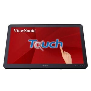 ViewSonic Monitor Tactil LED 24" Full HD - 10 Puntos de Contacto - Altavoces 5W - Angulo de Vision 178º - USB, HDMI, DP y VGA - VESA 100x100 mm