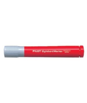 Pilot Rotulador para Pizarra Blanca - Punta Redonda de 4mm - Trazo de 1.8mm - Recargable - Tinta con Base de Alcohol - Borrable en Seco - Color Rojo
