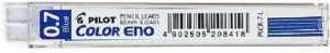 Pilot Pack de 6 Minas para Portaminas Color Eno H-197 0.7mm - Minas Color Azul