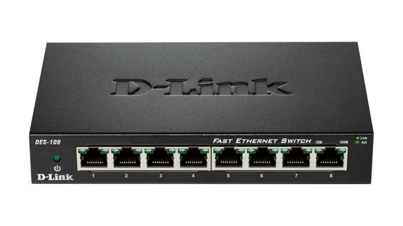 D-Link Switch 8 Puertos Fast Ethernet 10/100 Mbps
