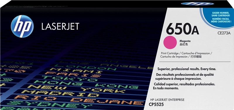 HP CE273A Magenta Cartucho de Toner Original - 650A