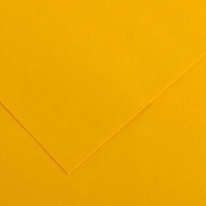 Canson Guarro Pack de 25 Cartulinas Iris de 185g - 50x65cm - Color Gualda