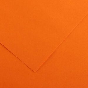 Canson Guarro Pack de 25 Cartulinas Iris de 185g - 50x65cm - Color Naranja