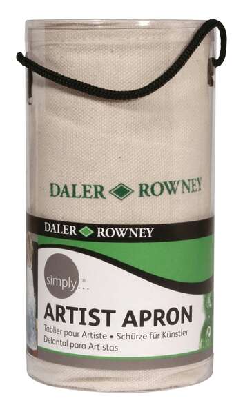 Daler Rowney Simply Delantal con 4 Bolsillos - Color Beige