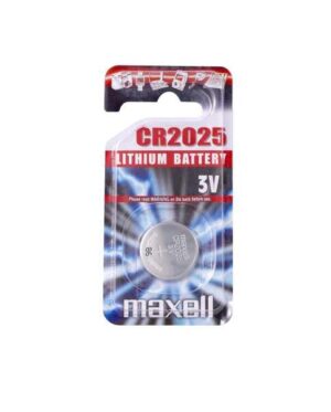 Maxell Pack de 1 Pila Litio de Boton CR2025 3V
