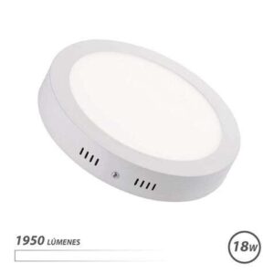 Elbat Downlight Circular Sobre Pared LED - 18W - 1950lm - Luz Blanca