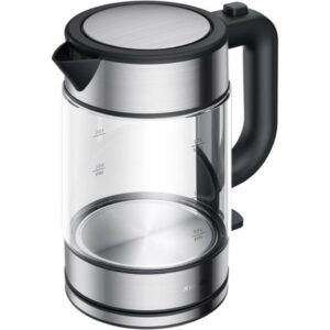 Xiaomi Electric Glass Kettle Hervidor de Agua Electrico 2200W - Capacidad1.7L - Vidrio de Borosilicato - Filtro Extraible - Calentamiento Uniforme del Agua