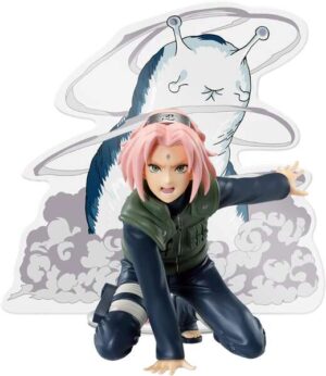 Banpresto Naruto Shippuden Panel Spectable Sakura Haruno - Figura de Coleccion - Altura 9cm aprox. - Fabricada en PVC y ABS