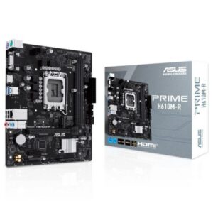 Asus Prime H610M-R-SI Placa Base Intel1700 2x DDR5 - HDMI, M.2, PCIe4.0, 4x Sata III, USB 3.2, MicroATX