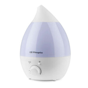 Orbegozo HU 2028 Humidificador Ultrasonico - Purifica el Aire y Combate Infecciones - Potente y Silencioso - Vapor Frio - Bandeja para Aceite Aromatico - Luces de Colores - Eficiente y Sofisticado