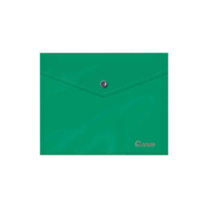 Dohe Sobre Portadocumentos A5 - Cierre de Broche - Polipropileno Opaco 150 Micras - Color Verde